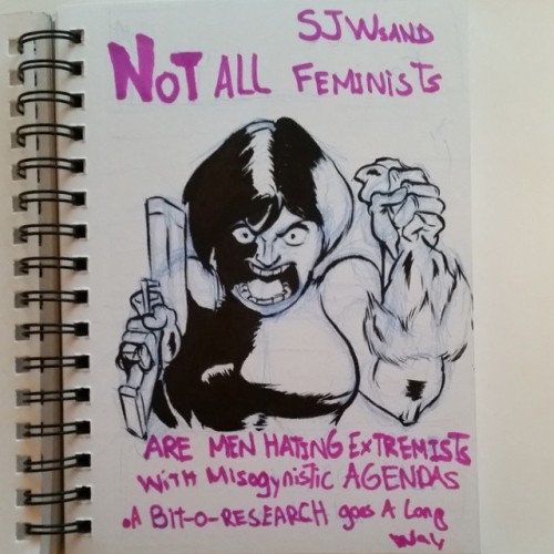 And this as well #inktober #gamergate #sjw