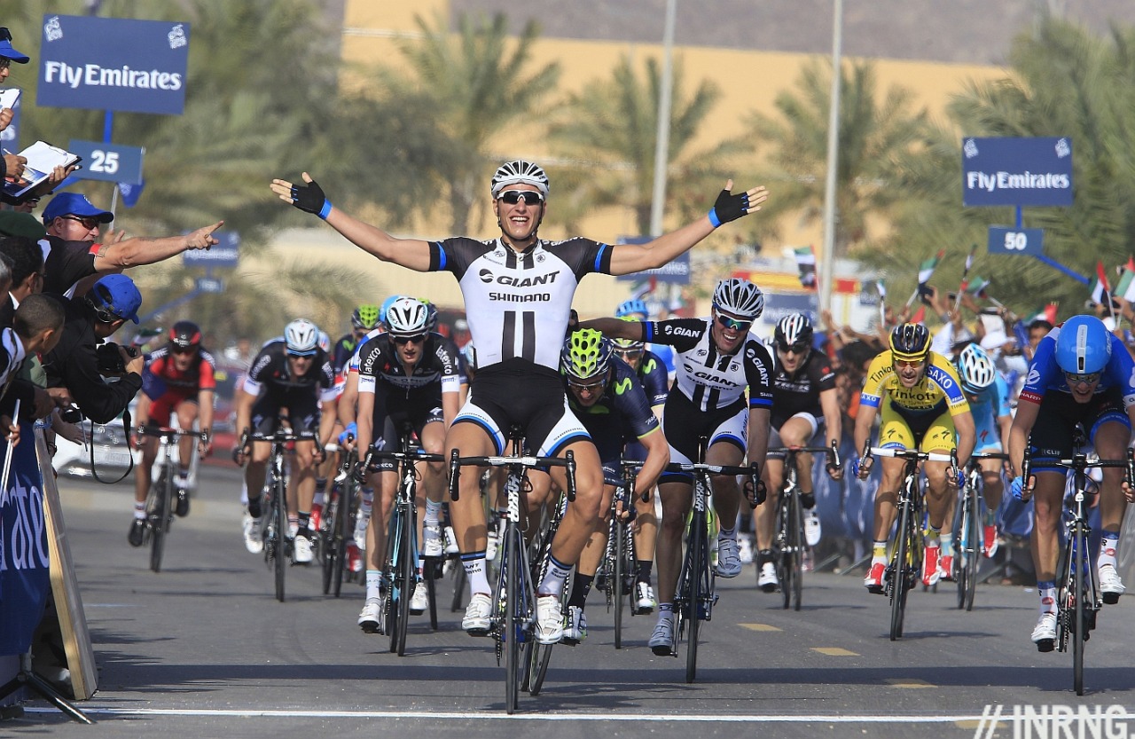 Photo: Kittel’s consistency impressed, especially on the stage to Hatta Hill where he surged to the line to surprise everyone. 