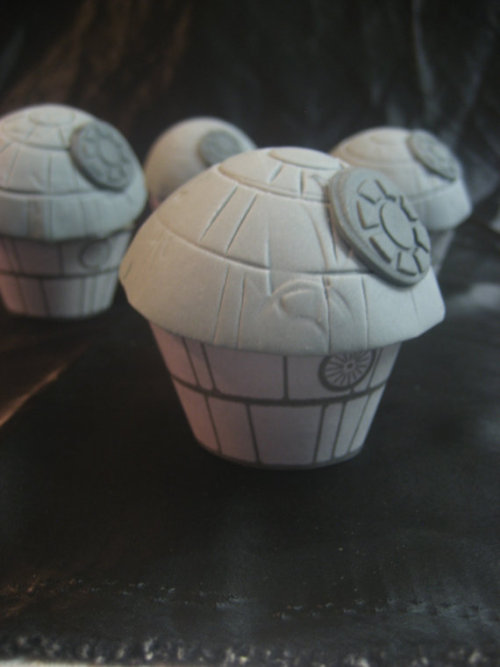 Death Star Cupcake Toppers and Wrappers