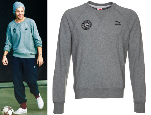 Louis wore this Puma sweater while playing football outside of the arena in Perth, Australia (28th September 2013)
Zalando - £42