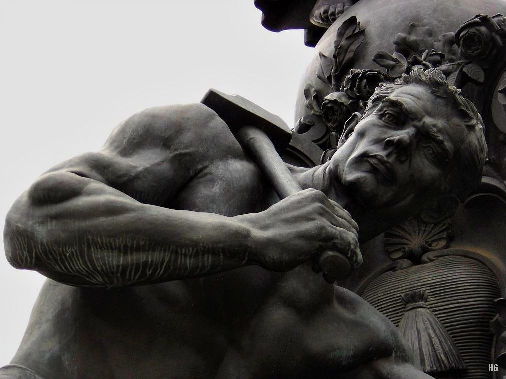 Detail&#160;: Triumph of the Republic. 1899. Aime-Jules Dalou. French. 1838-1902. bronze.
http://hadrian6.tumblr.com