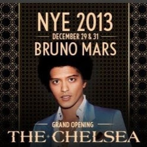 bmars-news:  "remraf33: Can FINALLY announce our Bruno Mars 2014 Residency and NYE concerts! Can&#8217;t wait to open The Chelsea with these shows! #BrunoMars #Bruno #NYE #Vegas #Music&#8221;