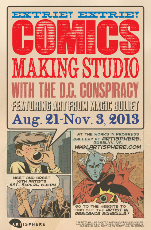 DC Conspiracy art show at Artisphere