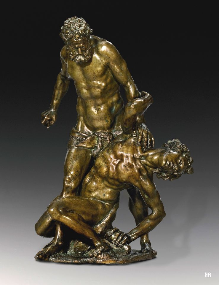 Samson slaying a Philistine. 1562-67. attributed to Willem Danielsz van Tetrode. Dutch. 1530-1587. bronze.
http://hadrian6.tumblr.com