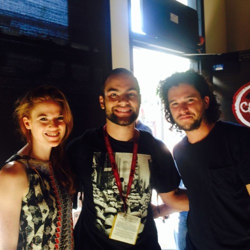 bailarina-raven:#Tbt to that one time I saw Jon Snow and Ygritte vacationing away from the wall!! #gameofthrones #SDCC14