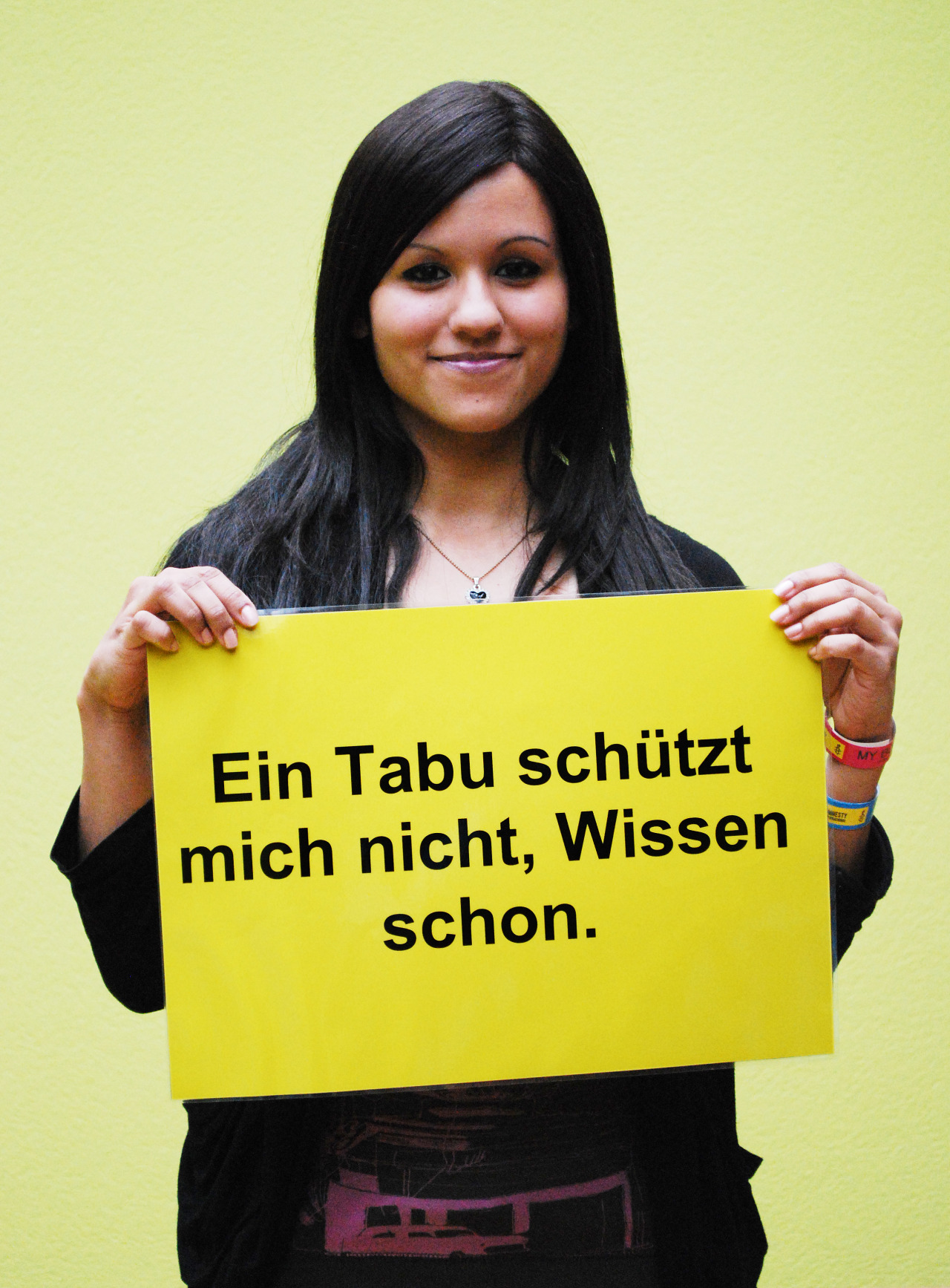 "A tabu doesn&#8217;t protect me. Knowledge does" Amnesty Switzerland, Bern
