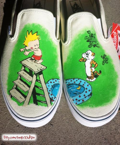 Calvin &amp; Hobbes shoes!