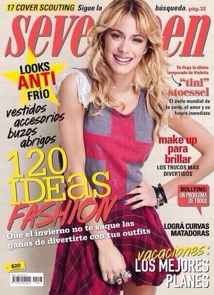 Martina en la portada de la revista &#8220;Seventeen&#8221;