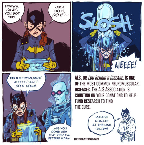 Batgirl ALS Ice Bucket Challenge
