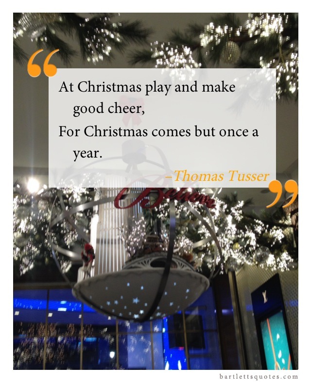 Bartlett's Quotes • Merry Christmas Eve! Hope it’s been a fun and ...
