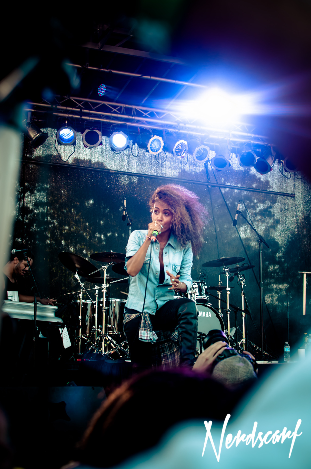 nerdscarf:

Jada Pinkett-Smith performing with her band Wicked Wisdom at Afropunk 2013