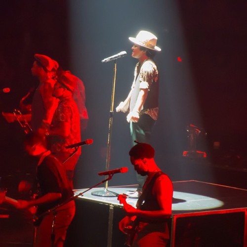 Bruno on stage during Our First Time in Austin (credit)