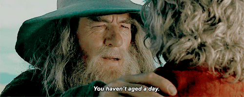 Kuvahaun tulos haulle gandalf you haven't aged a day gif