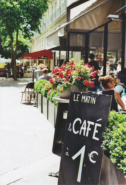 
| ♕ |  au café le matin - Paris  | by © anne mumford | via ysvoice
