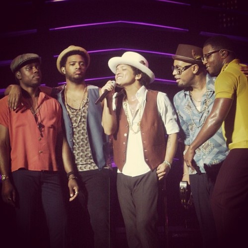 bmars-news:  "haus__of__emily: Still in awe at how incredible Bruno Mars was last night..much love for this photo Bruno and the Hooligans #bruno #mars #brunomars #moonshinejungletour #concert #o2 #dublin #love #music #friends #doowopsandhooligans #unorthodoxjukebox #hooligans&#8221;