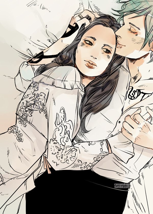 Jem and Tessa~ (The Infernal Devices written by @CassieClare)