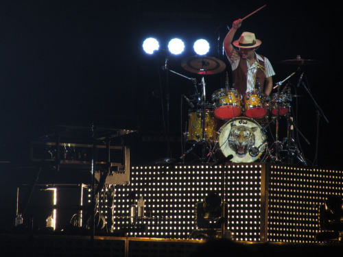Bruno playing drums in Glasgow (credit) HQ