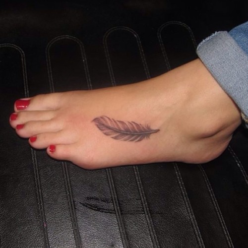 Feather Foot Tattoo Tumblr