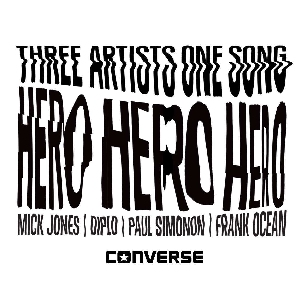 Hyped to reveal the new Three Artists One Song by Mick Jones &amp; Paul Simonon of The Clash, Frank Ocean and @Diplo. Drops Monday.