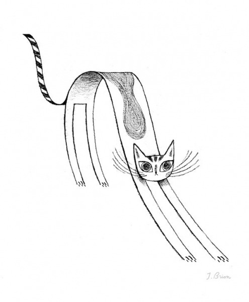 Julianna Brion. Flat Cat. Ink drawing.


Tumblr