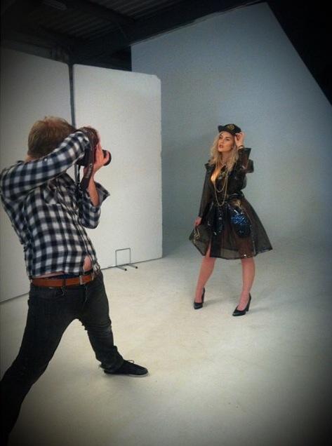 Perrie at the backstage of Fault Magazine