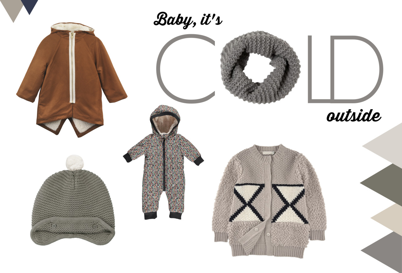 Here up in the north the days are getting cooler. Today I swear I felt the cold wind trough my bone. I gathered my top picks of the winter wear sold at Orange Mayonnaise . Enjoy! 
Penguin coat // Little creative factory 
Lilian scarf // Stella McCartney kids
Barn hat // Stella McCartney kids
Luke suit // Kidscase
Eloise cardigan // Stella McCartney kids 
Olsi scarf // April Showers by Polder
Gauze scarf // Atsuyo&amp;Akiko 
Fur jacket // Bobo Choses
Olympe hat // April Showers by Polder 