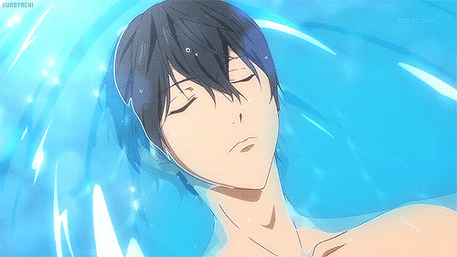 iwatobi swim club swimming anime gif | WiffleGif