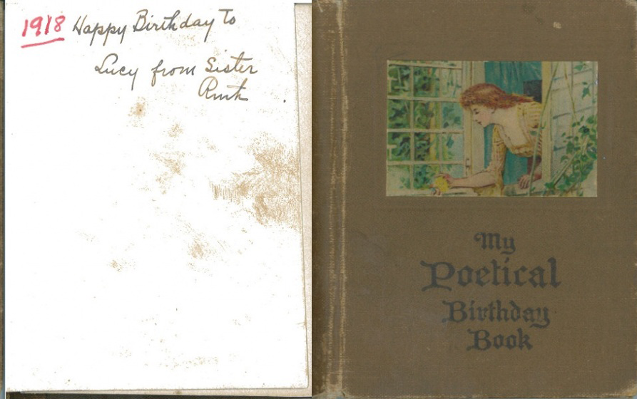 1918 Happy Birthday to Lucy from Sister Ruth