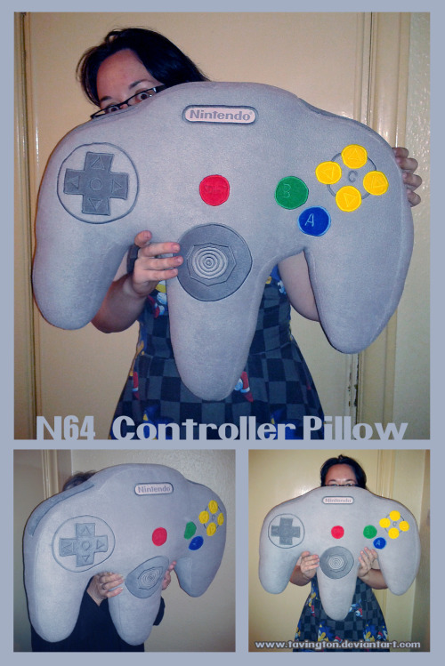 N64 Controller Pillow
Created by Donna Marie Evans 