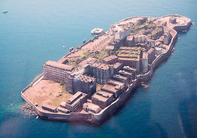 A "Ilha Couraçado" - Gunkanjima (ou ilha Hashima)