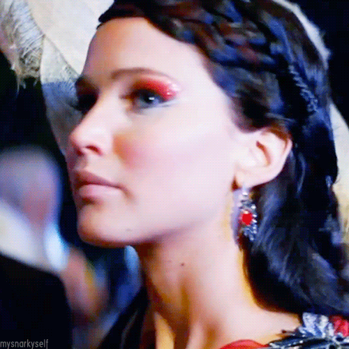 New trending GIF tagged jennifer lawrence the hunger…