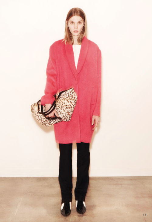 trending for fall 2013 an oversized pink coat