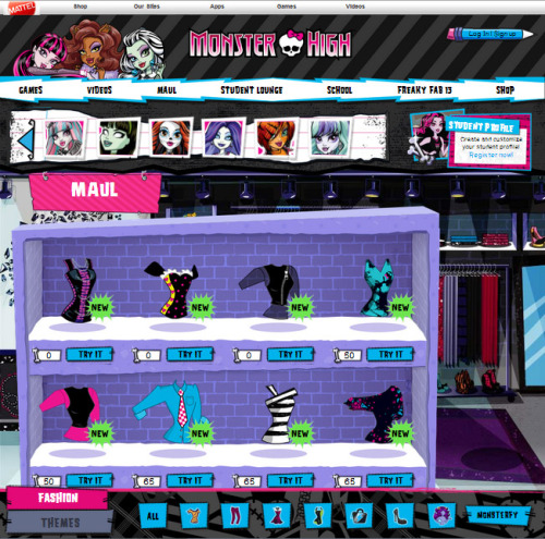Have you been to Monster High official site lately?