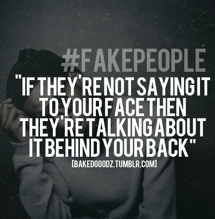 quotes about fake people tumblr