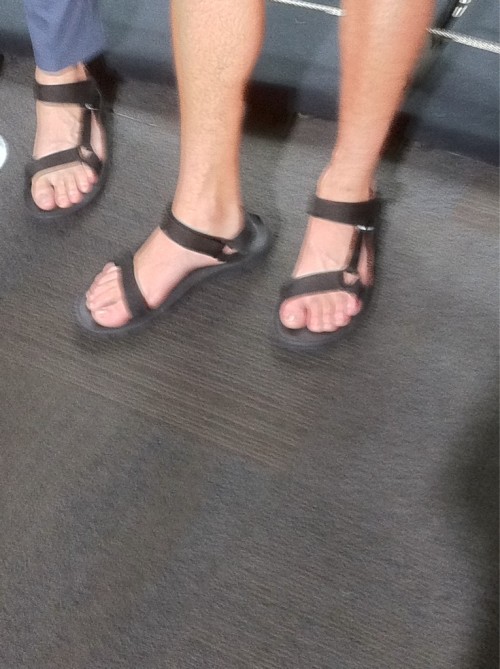 ... Teva-like sandals spotted at the DKNY menâ€™s Spring 2012 show in New