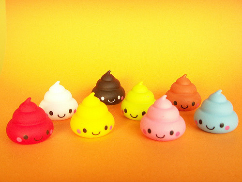 Cute poop rubbers X3
Yes even in japan they make these little rubbers look cute!! XDD