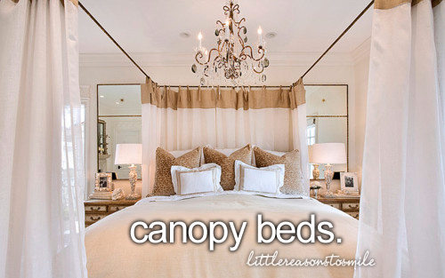 canopy bed on Tumblr