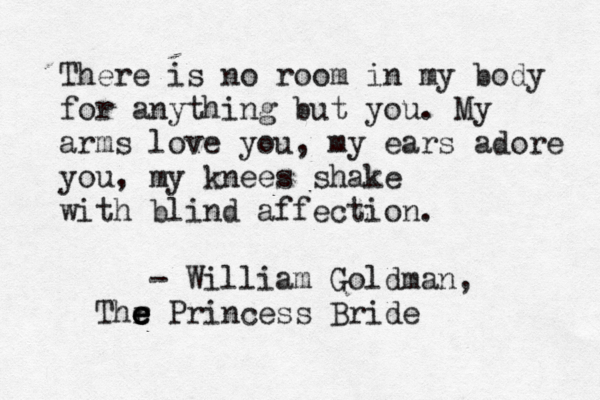 Romantic Princess Bride Quotes. QuotesGram