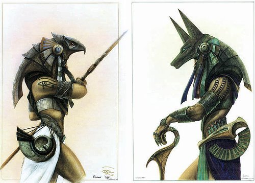Horus and Anubis guard armor (Stargate).