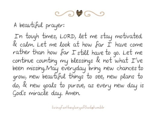 Everyday a new day to be blessed and thankful :)