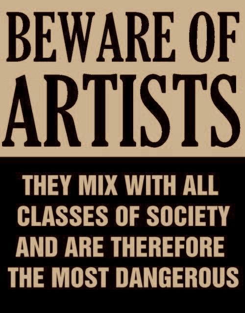 lostwithoutmyconsultingdetective:

arcfinch:

Actual poster issued by Senator Joe Mccarthy in 1950s, at height of the red scare. All Artists were suspect.

