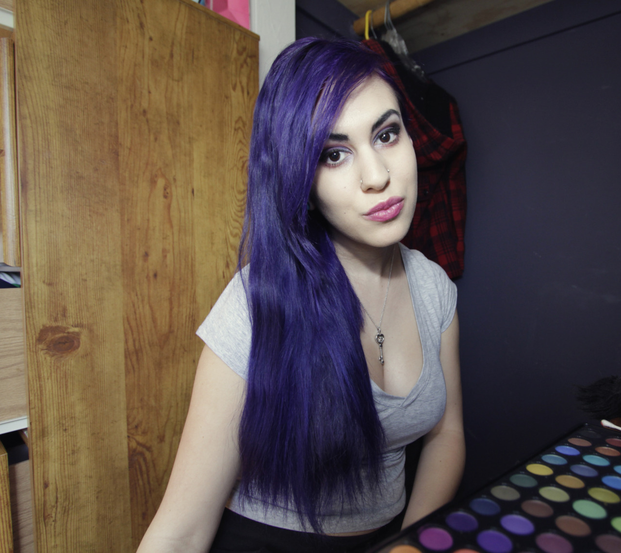 Purple Hair Tumblr