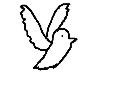 illustration bird flying gif | WiffleGif