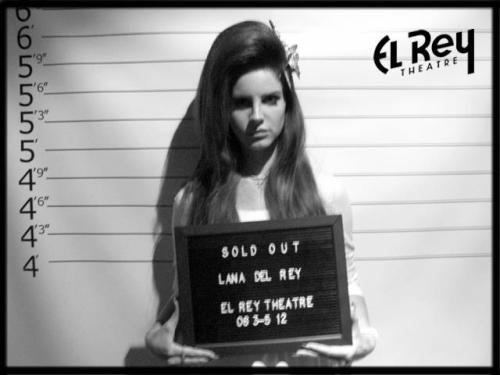 Lana Del Rey sold out three nights at the El Rey. (lanadelreygifs/Tumblr)