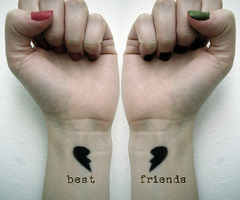 best friend tattoo on Tumblr