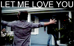 SPNG Tags: Dean Fleeing / Sam in Pursuit / Jensen / Jared / funny / LET ME LOVE YOU