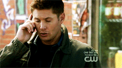 SPNG Tags: Dean / Cellphone / Ehhhhh / No
Looking for a particular Supernatural reaction gif? This blog organizes them so you don’t have to spend hours hunting them down.