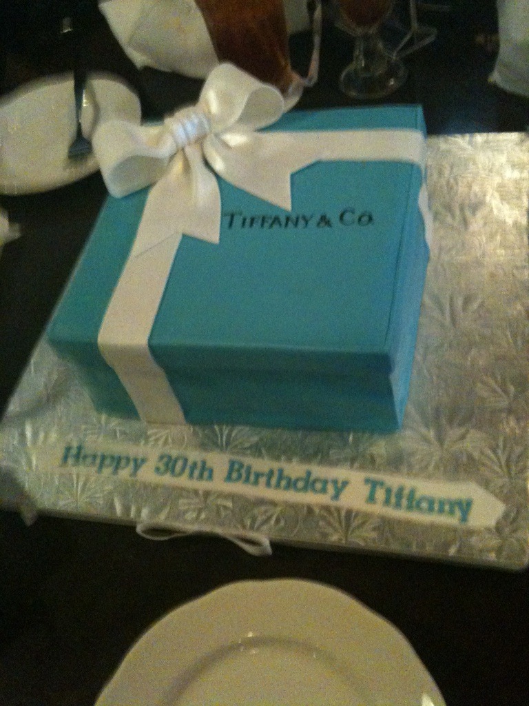 The Chic Tiff - My 30th birthday cake from my husband. My name is...