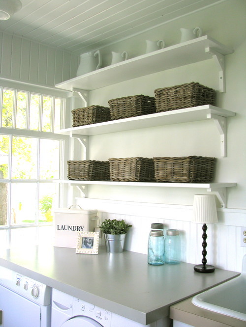 Wicker baskets are cool in wherever place you use them! 
Traditional Laundry Room design by Toronto General Contractor HARDROCK CONSTRUCTION
