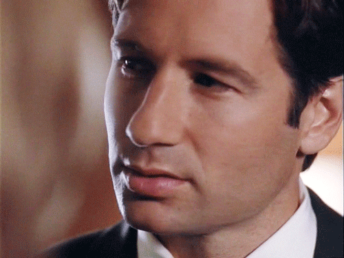 mulder and scully gillian anderson gif